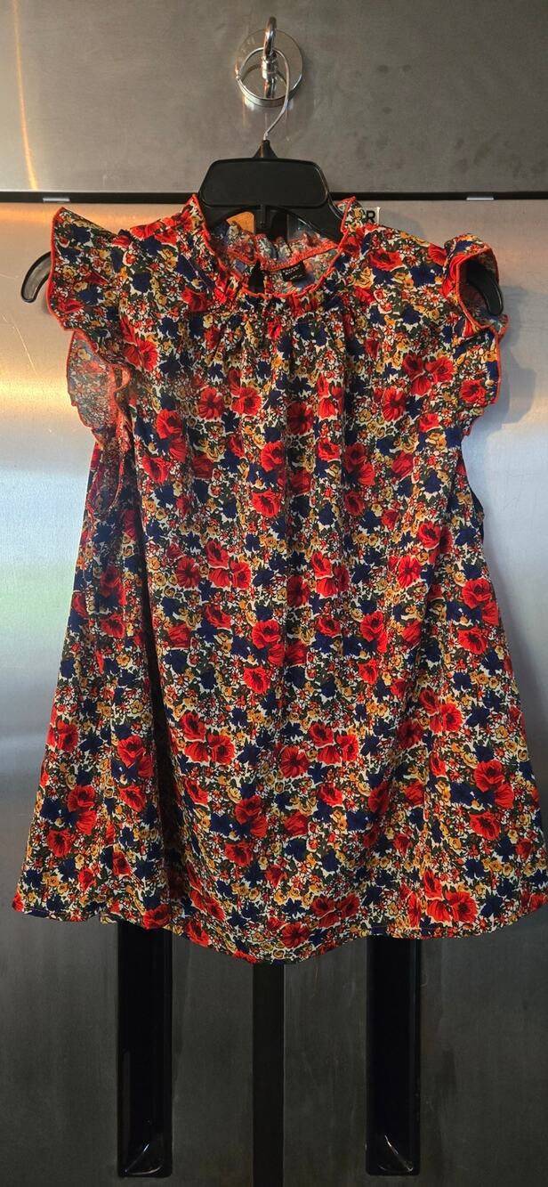 Emery Rose Floral Print Swing Dress Women's Plus Size 2XL Multicolor